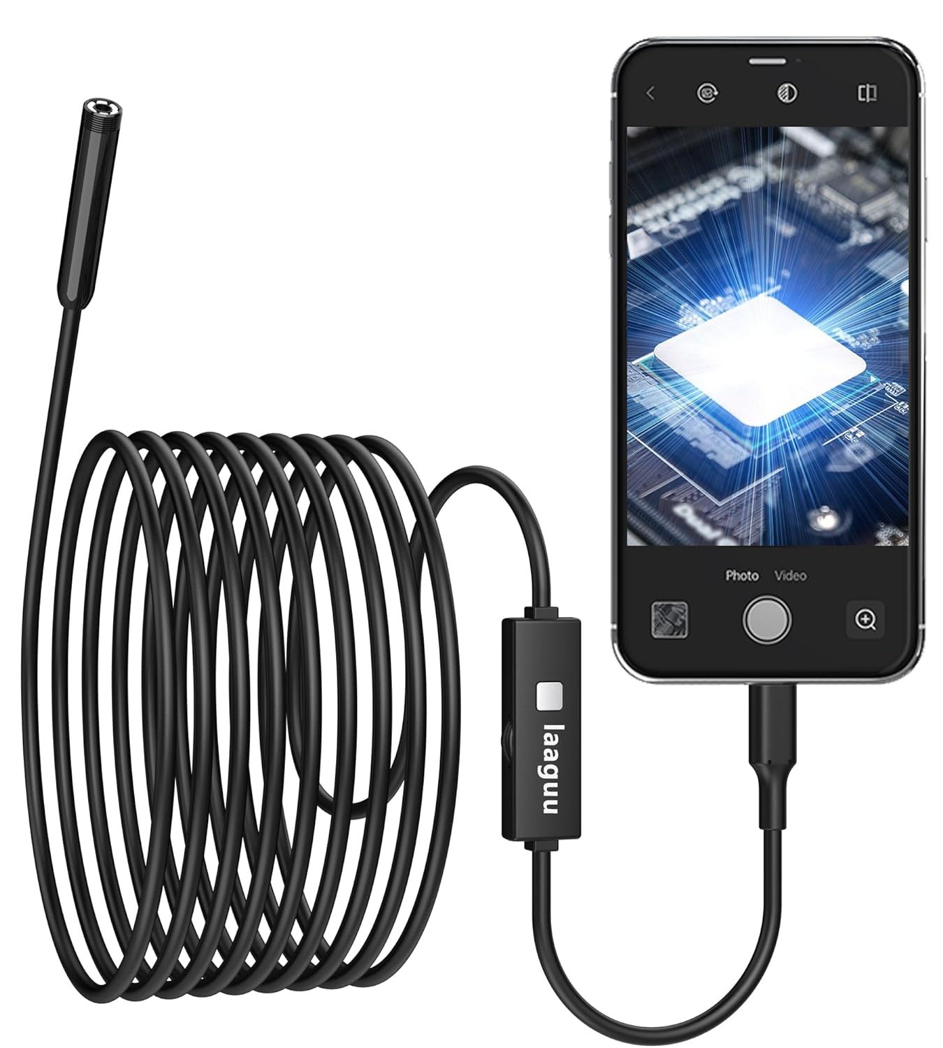 WIFI Wireless Waterproof Borescope Endoscope Inspection Camera for iPhone 7  Plus