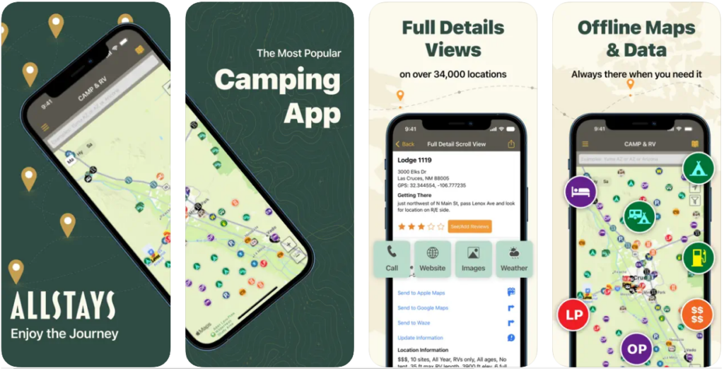 Allstays Camp & RV - Road Maps