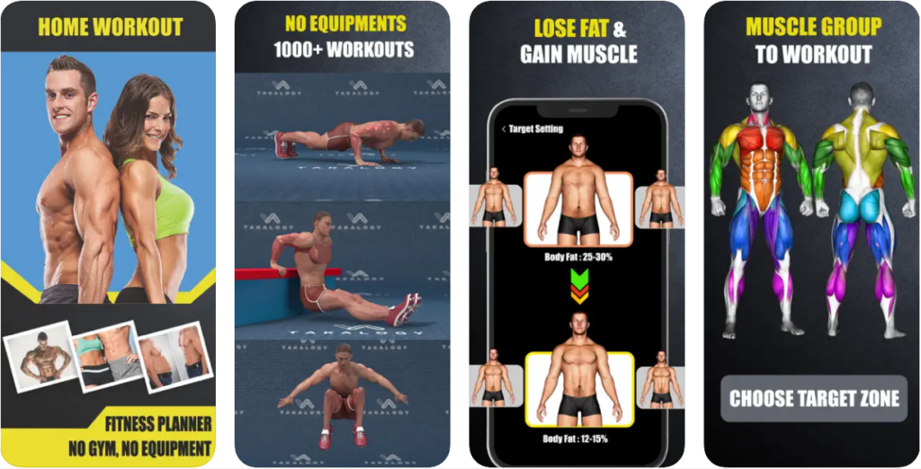 Home Workout - Fitness Planner