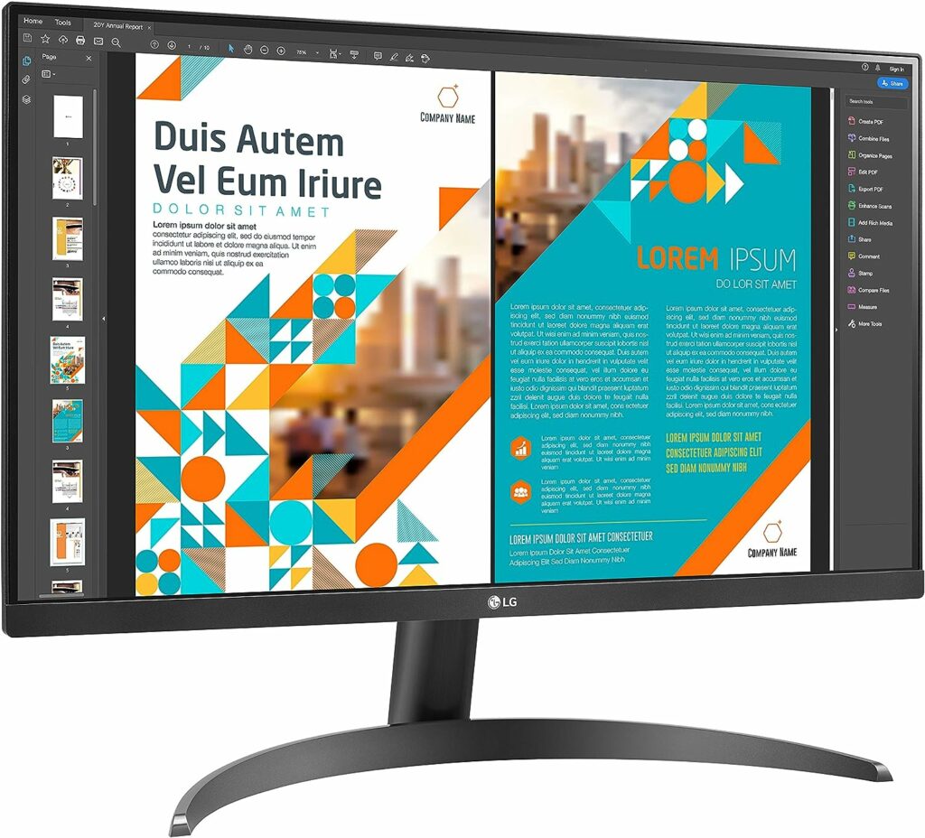 LG IPS Display QHD Monitors 24-inch