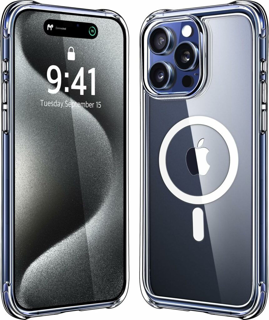 Mkeke Magnetic iPhone 15 Pro Case