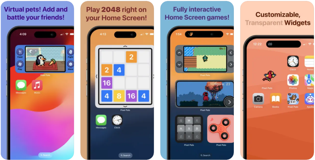 Pixel Pals Widget Pet Game