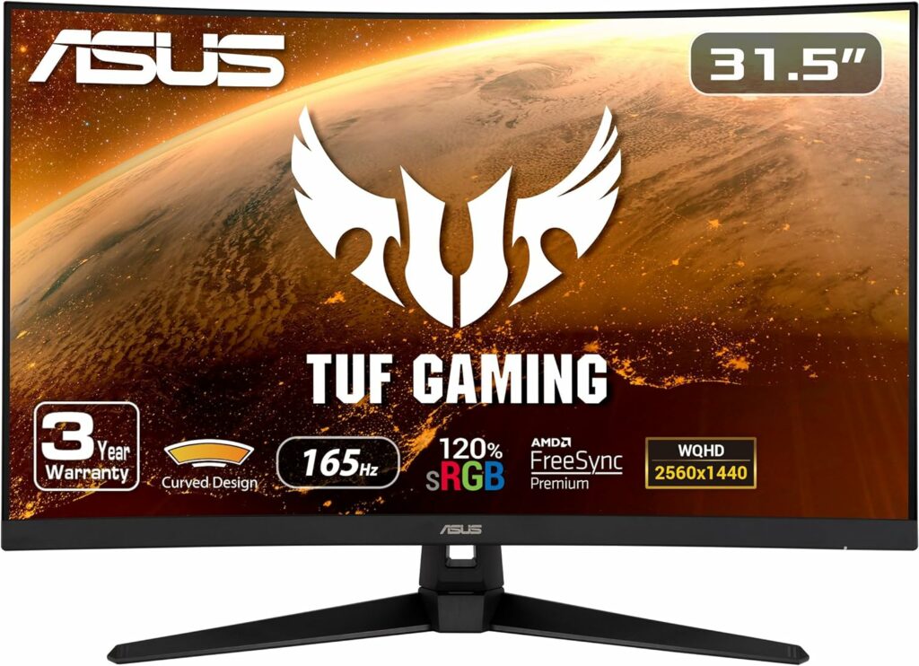 ASUS TUF Gaming 32" 1440P HDR Curved Monitor