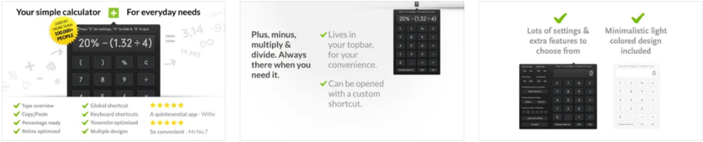 Calculator Pro • Topbar App for Mac