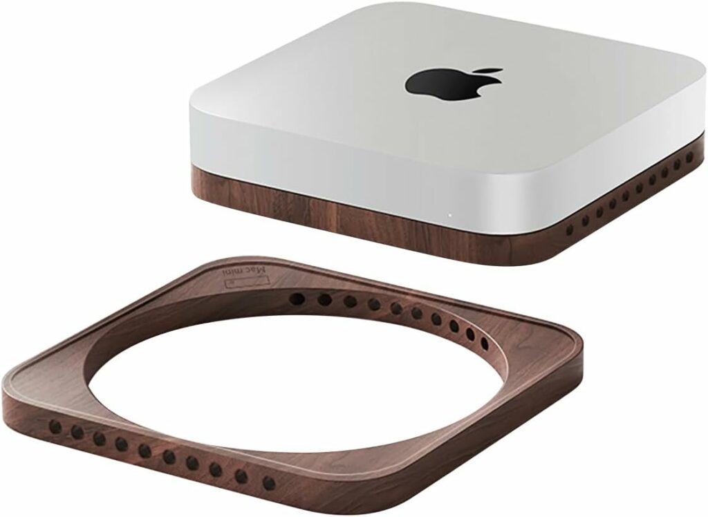 HEWYIOS Black Walnut Desktop Stand