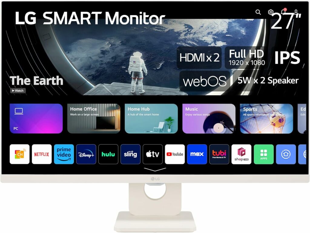 LG 27SR50F 27-inch Smart FHD IPS Monitor