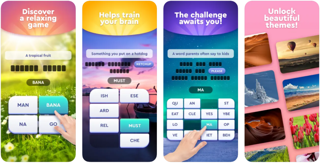 Relaxing Words - Word Puzzles