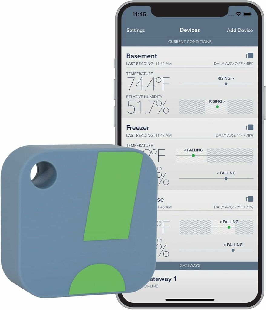 SensorPush HT1 Wireless Digital Thermometer/Hygrometer