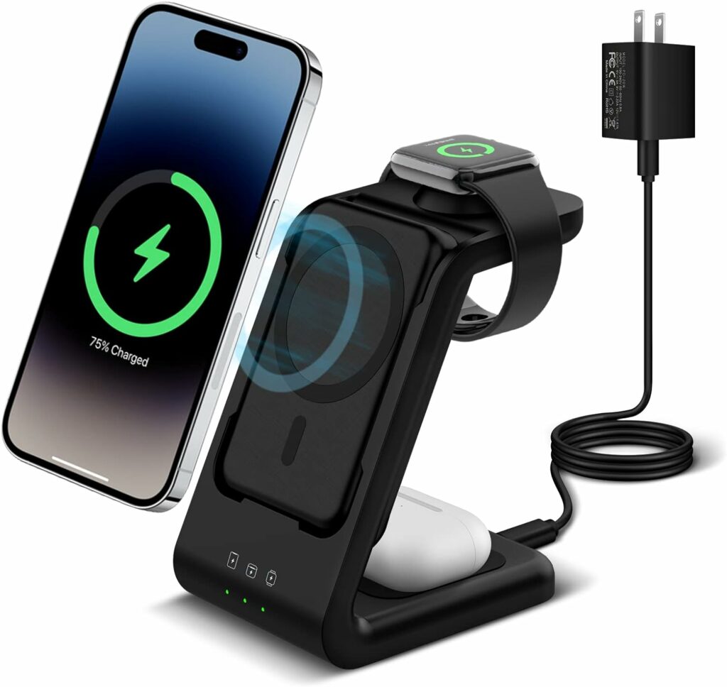 Smtcsl 3-in-1 Wireless Charging Station