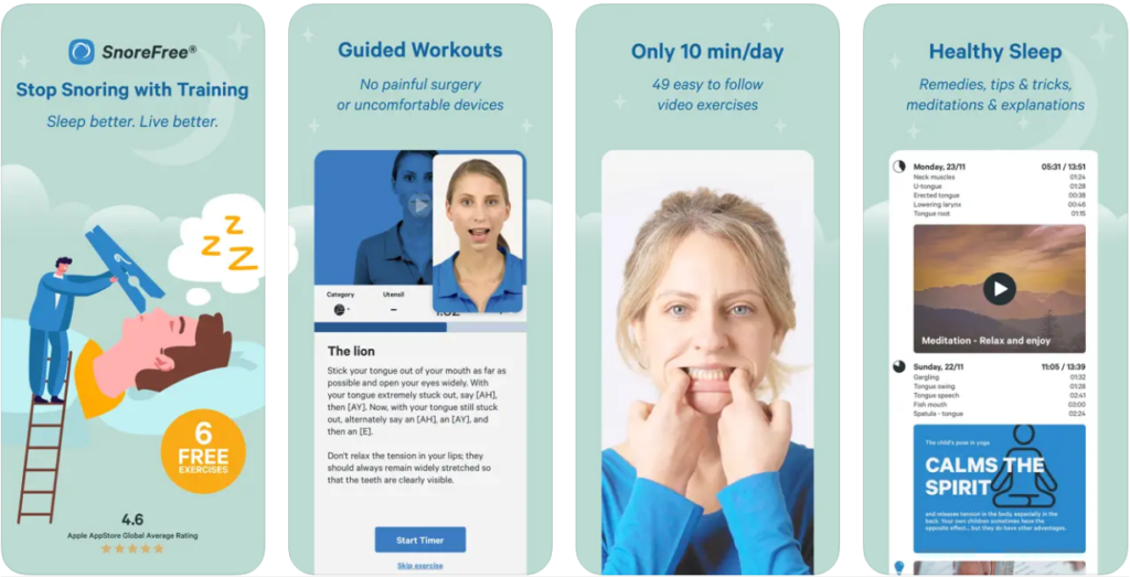 Snore Free: Stop Snoring Gym