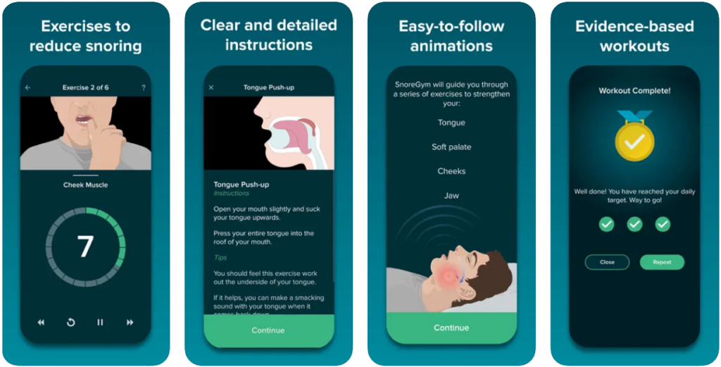 SnoreGym: Reduce Your Snoring