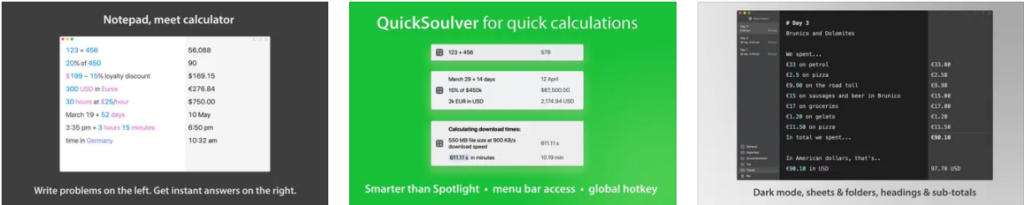 Soulver 3 for Mac