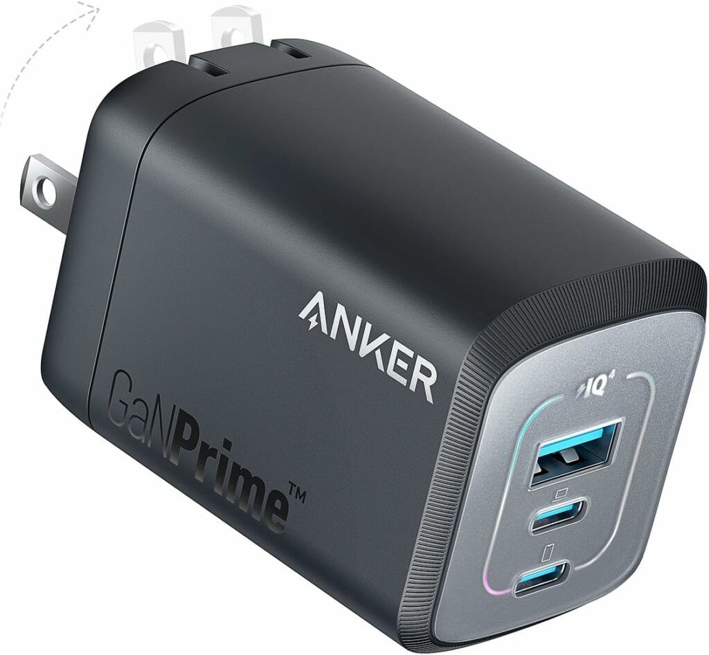 Best 12.9-inch iPad Pro GaN Charger: Anker Prime 100W USB C Charger