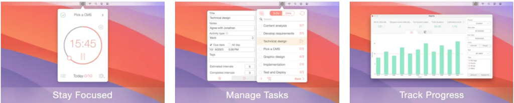 Be Focused - Focus Timer app for Mac