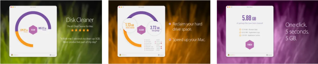 Disk Cleaner - Free HD Space app for Mac