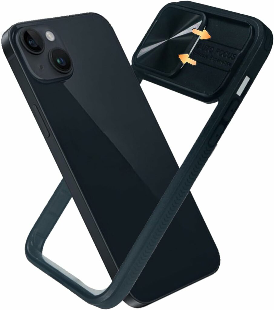KUGEW for iPhone 15 Plus Bumper Case