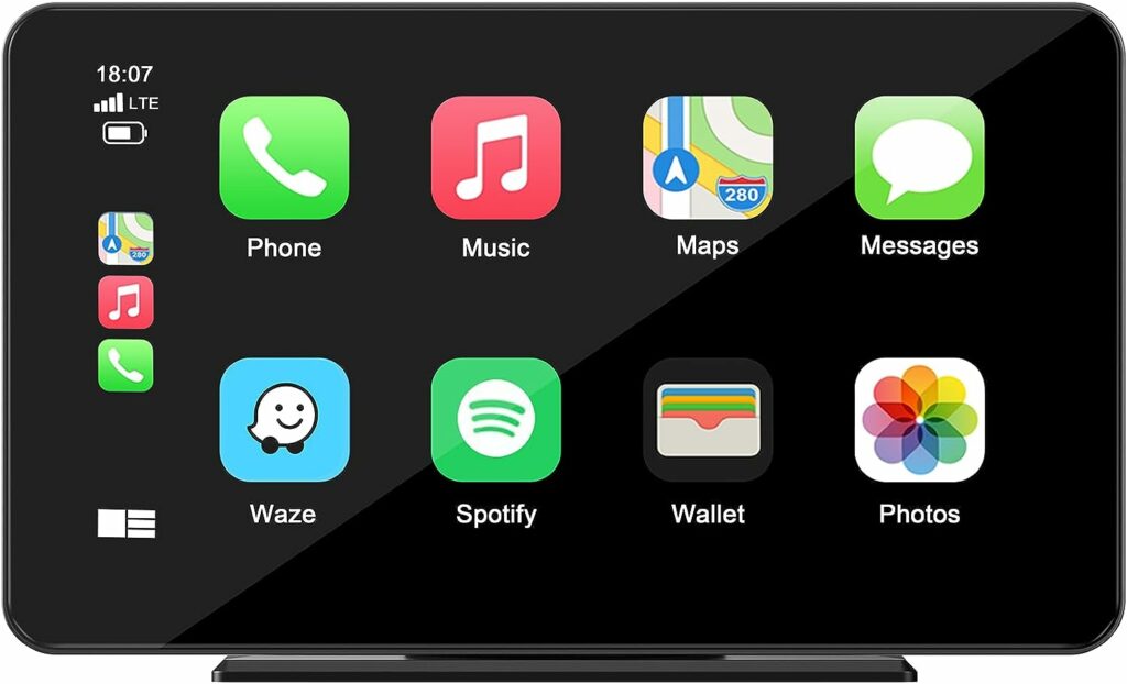 LAMTTO Portable Wireless Car Stereo Apple CarPlay