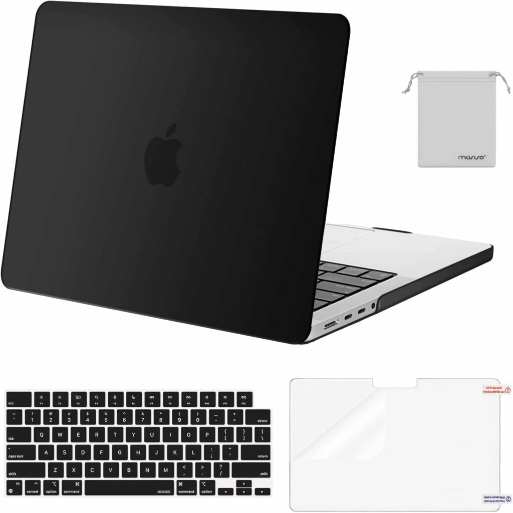 Best Cases for 14-inch MacBook Pro: MOSISO Plastic Hard Shell&Keyboard Cover