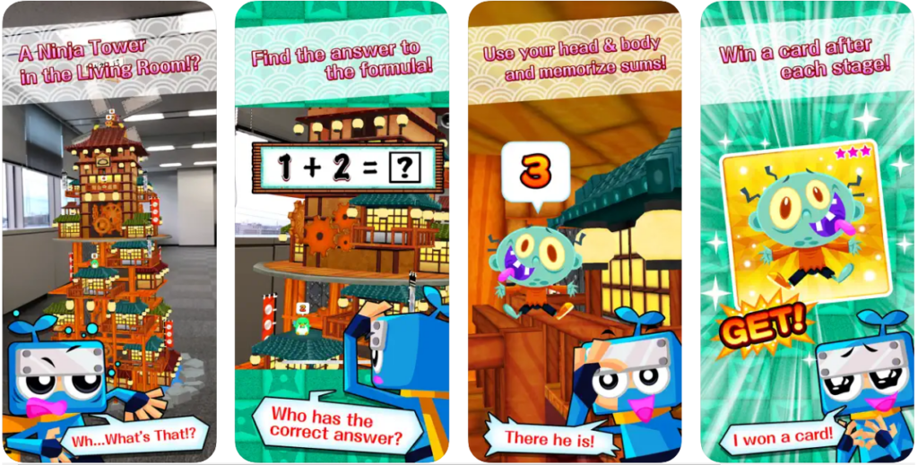 Math Ninja AR app for iPhone