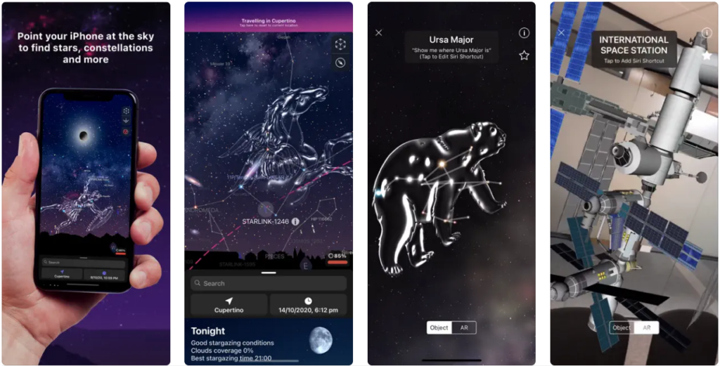 Night Sky augmented reality app