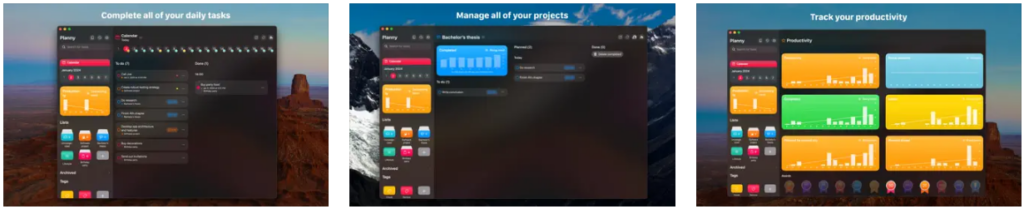 Planny • Daily Planner app for mac