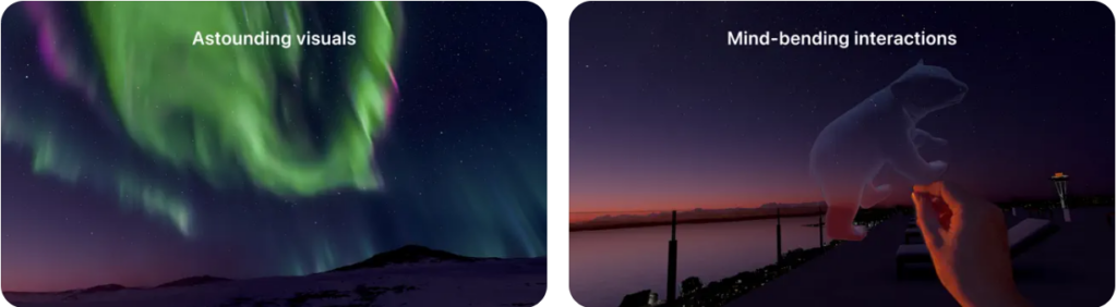 Sky Guide Apple Vision Pro app