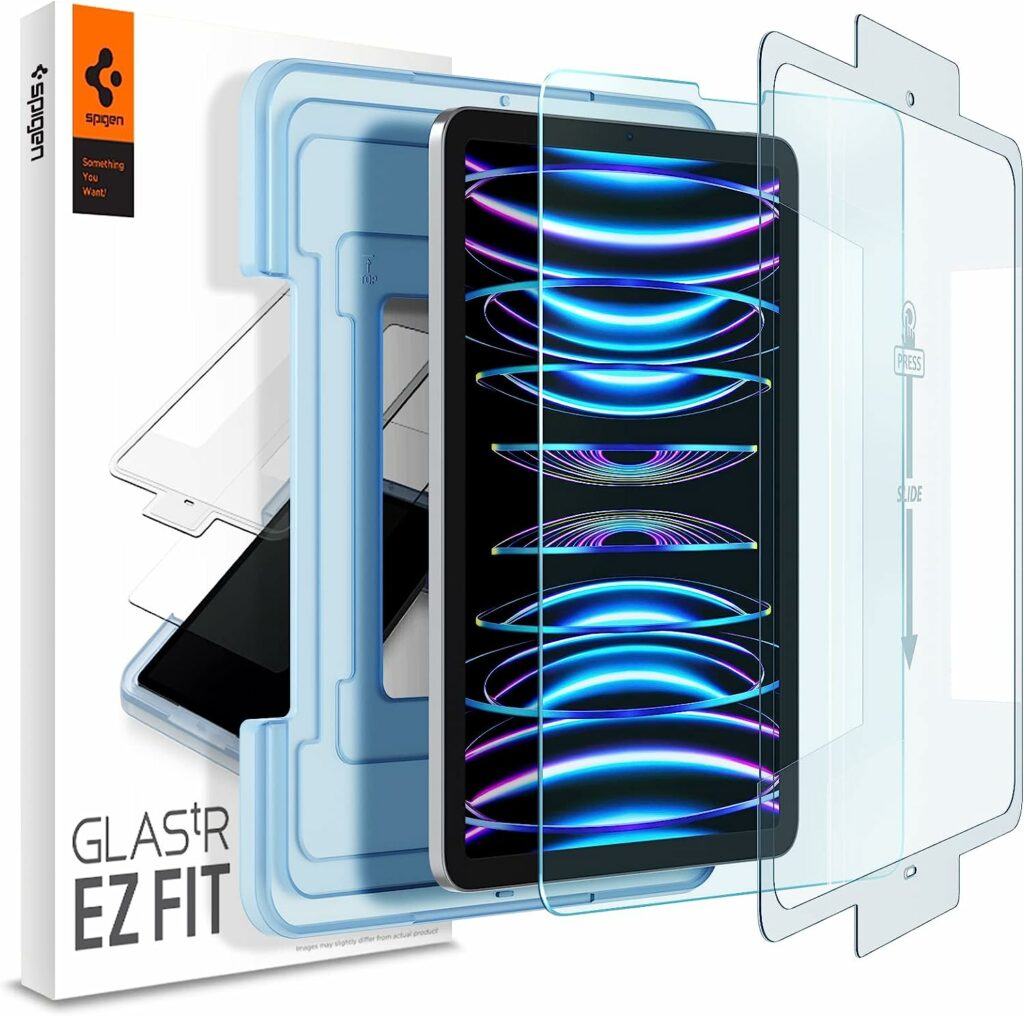 Best Screen Protector for 11-inch iPad Pro: Spigen Glas.tR EZ Fit Tempered Glass