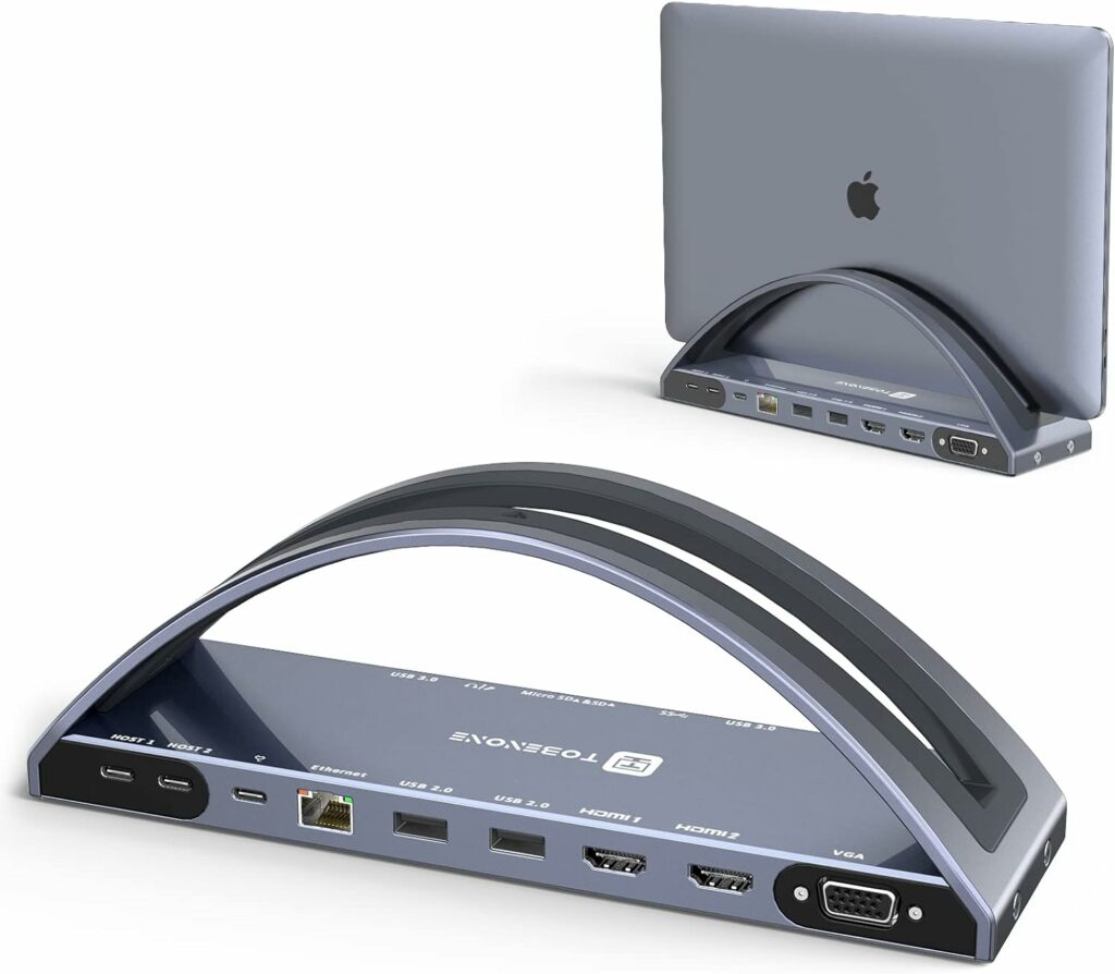 Best USB-C Dock For 14-inch MacBook Pro (Desktop): TobenONE USB C Docking Station