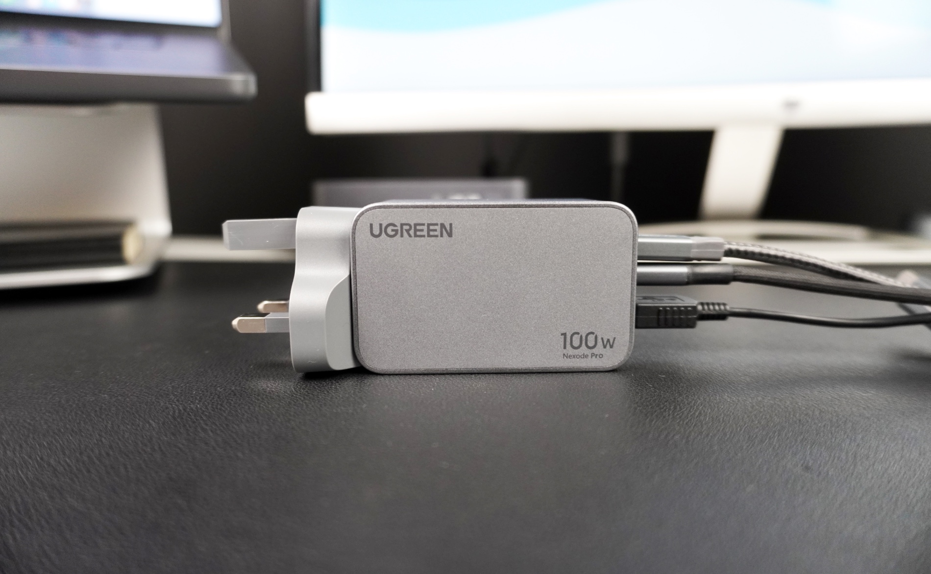 How-To Geek on X: Ugreen Nexode Pro 100W 3-Port GaN Fast Charger Review:  Lots of Power in a Compact Package    / X