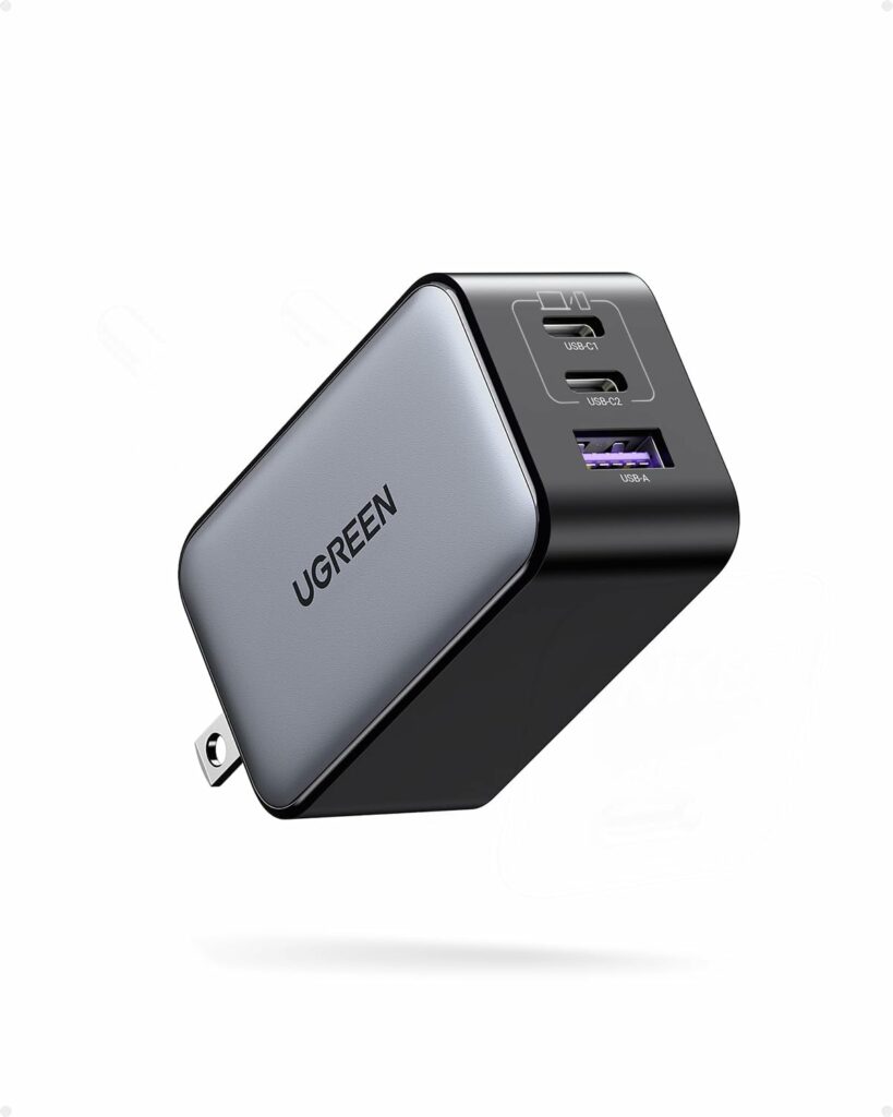 Best USB-C Charger for iPhone 15 Pro Max: Ugreen 65W USB-C Charger