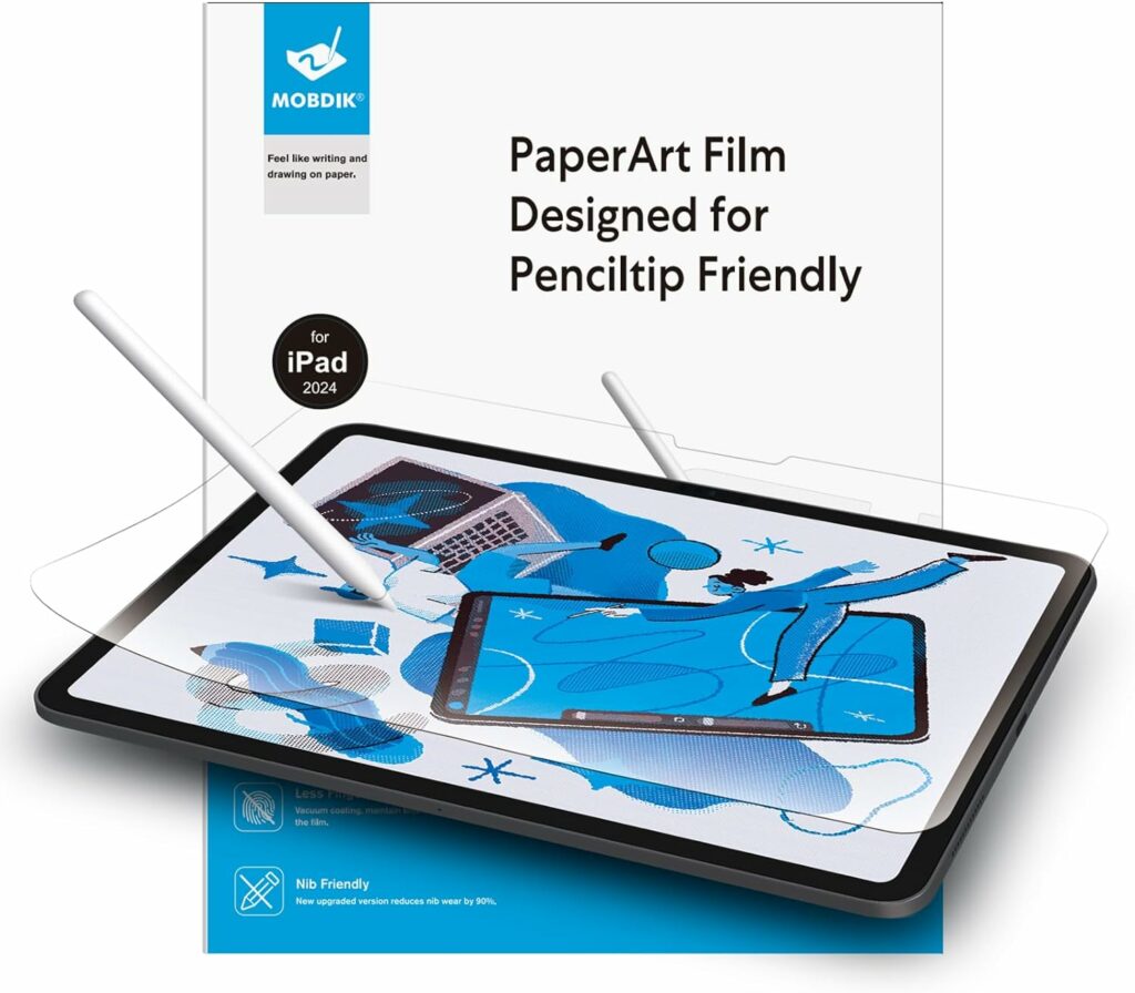 MOBDIK 2 Pack Paperfeel Screen Protector