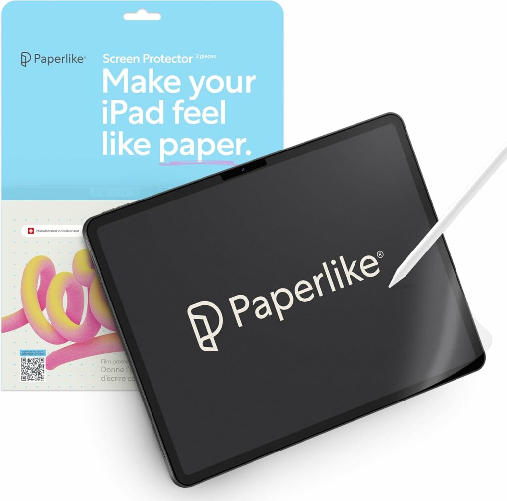 thumbnail image 2 of Like Paper Matte Screen Protector For IPad Pro 13 12.9 11 2024 M4 Air 4 5 3 10th Gen 2 of 6