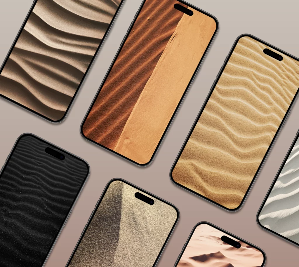 Sand texture wallpapers for iPhone