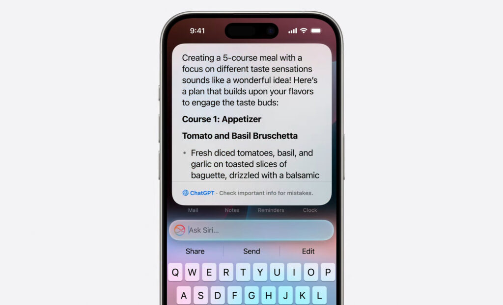 Siri ChatGPT Integration
