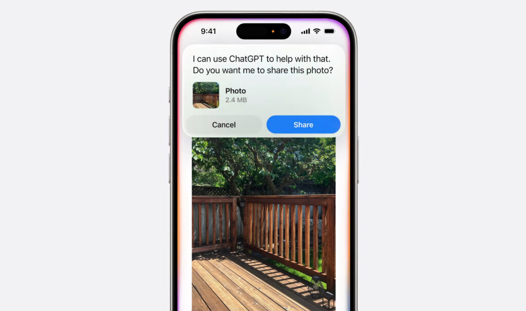 Siri Photo Sharing ChatGPT