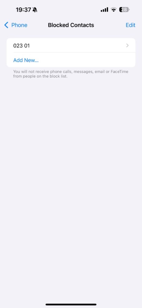 how to check block list on iphone contacts