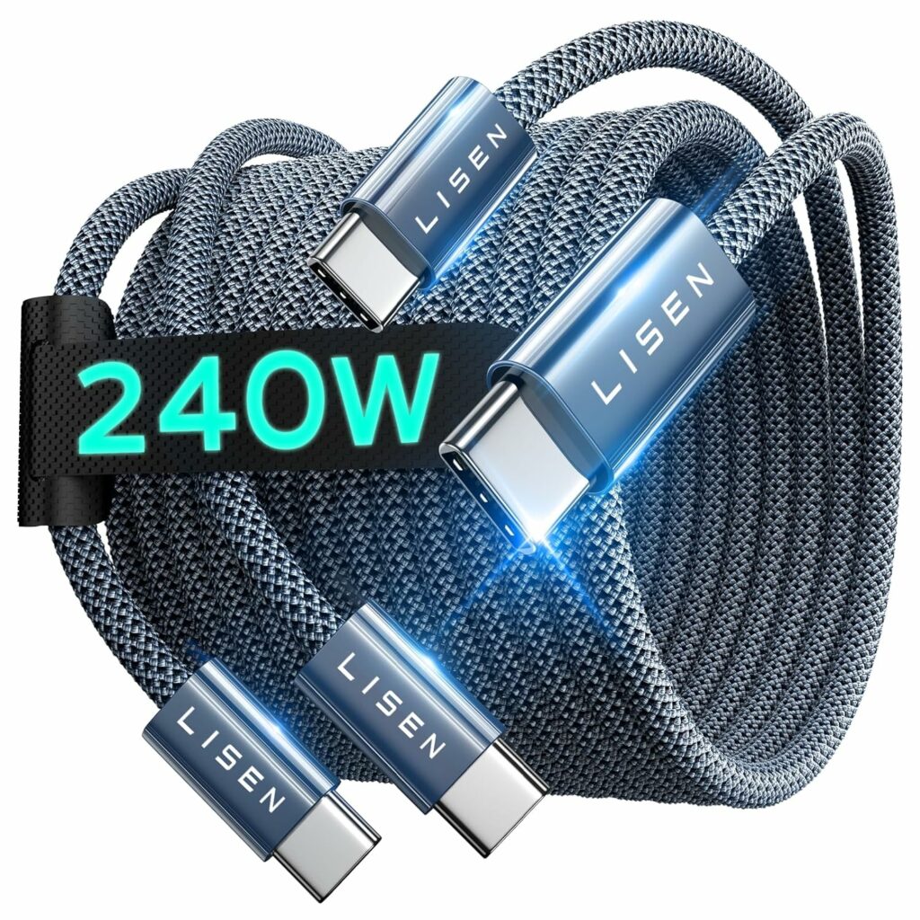 Lisen 240W USB C to USB C Cable