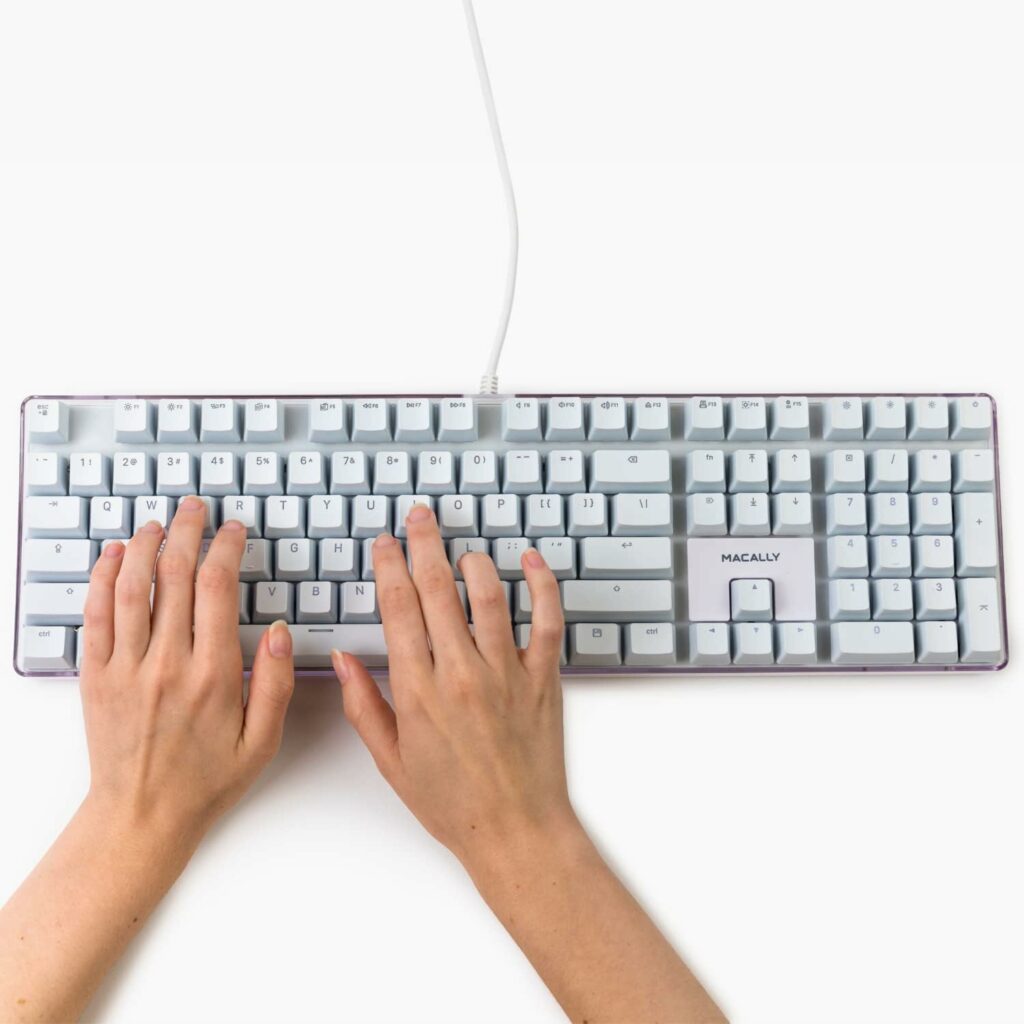 Macally Backlit Mechanical Keyboard