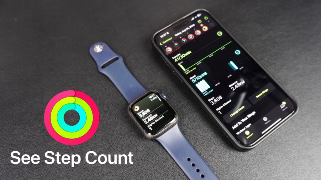 See Apple Watch Step count