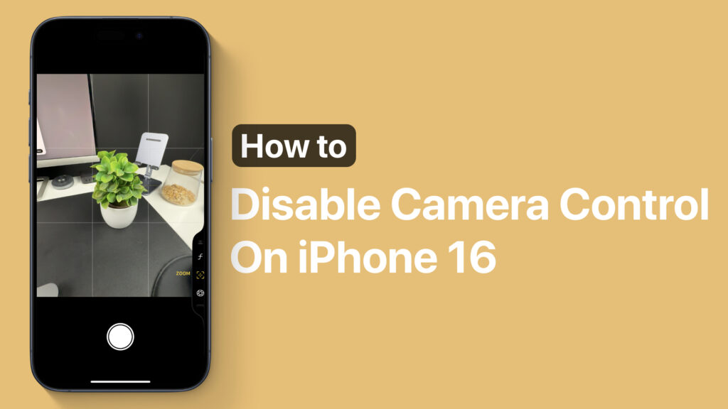 Disable camera control