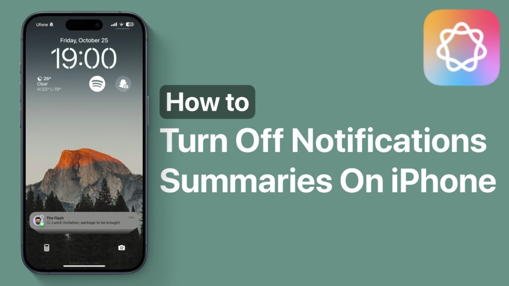 Turn off notifications summaries