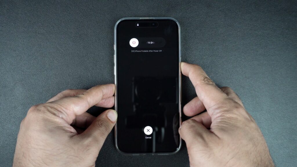 Force restart iPhone 16