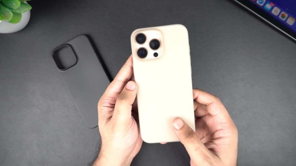Totallee Super Thin cases iPhone 16 Pro Max desert titanium