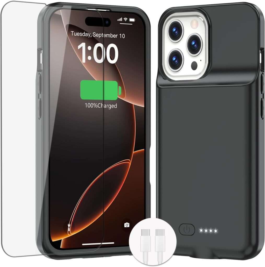 ZENEE Battery Case for iPhone 16 Pro Max