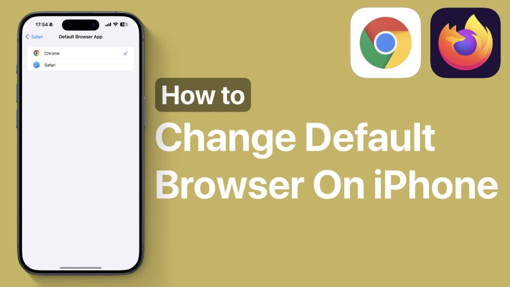 Change default browser iPhone
