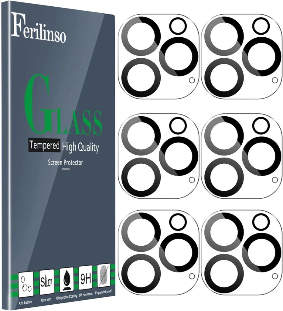 Ferilinso 6 Pack Camera Lens Protector