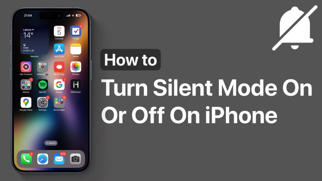 Turn on silent mode