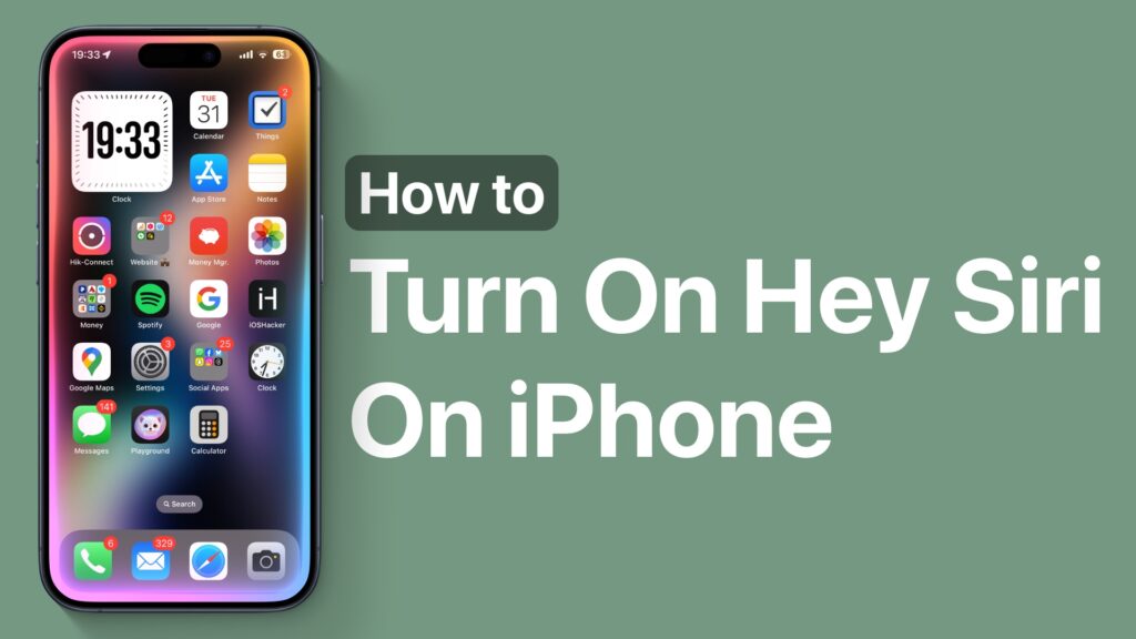 Hey Siri iPhone