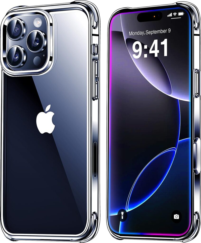 Mkeke for iPhone 16 Pro Case Clear