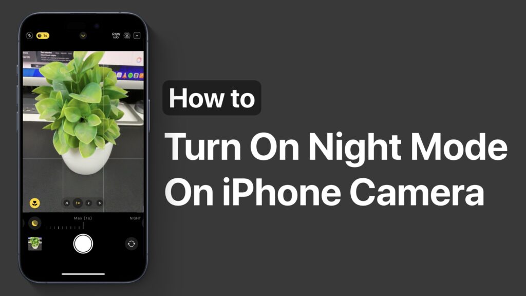 Turn on night mode